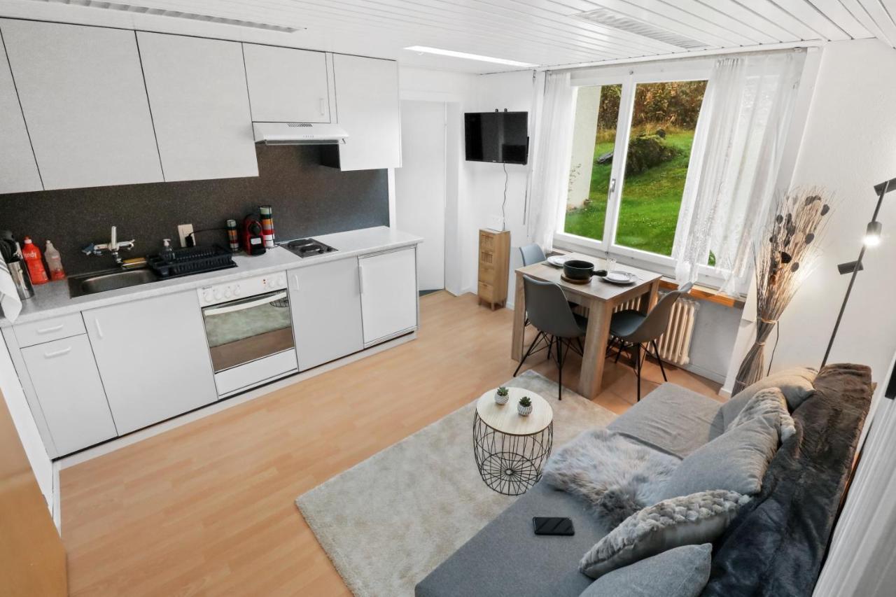 Appartement Confortable Avec Un Sauna Leukerbad Exterior photo